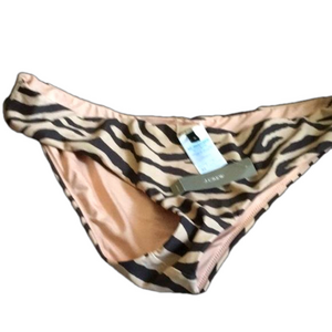 J Crew Animal Print Bikini Bottoms Extra Large